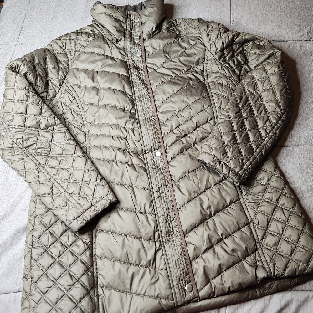 💐 Marc New York Andrew Marc Quilted Green Winter Coat